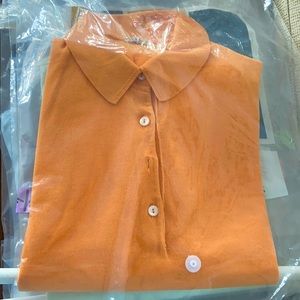 Orange Malo short sleeve shirt. Just dry cleaned.